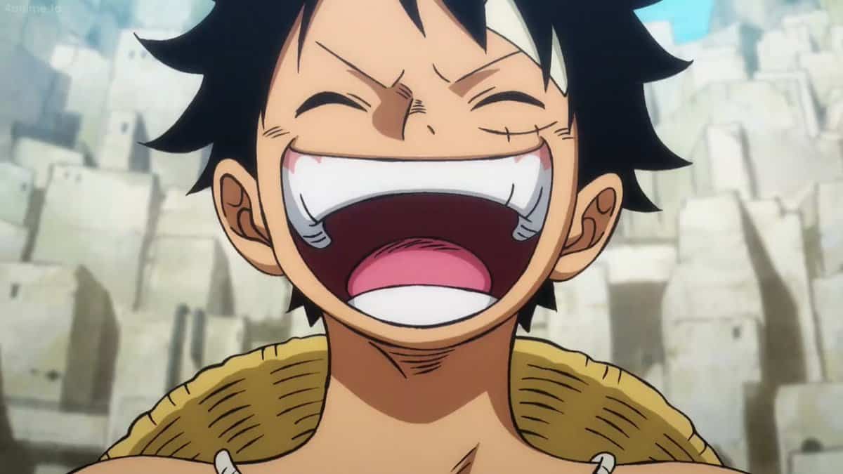 Hình ảnh Luffy cười cực dễ thương