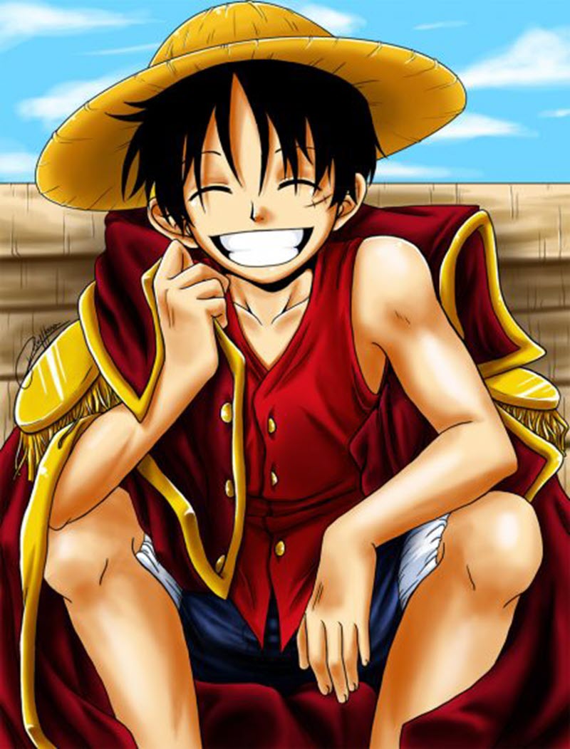 Hình ảnh Luffy cười siêu đẹp
