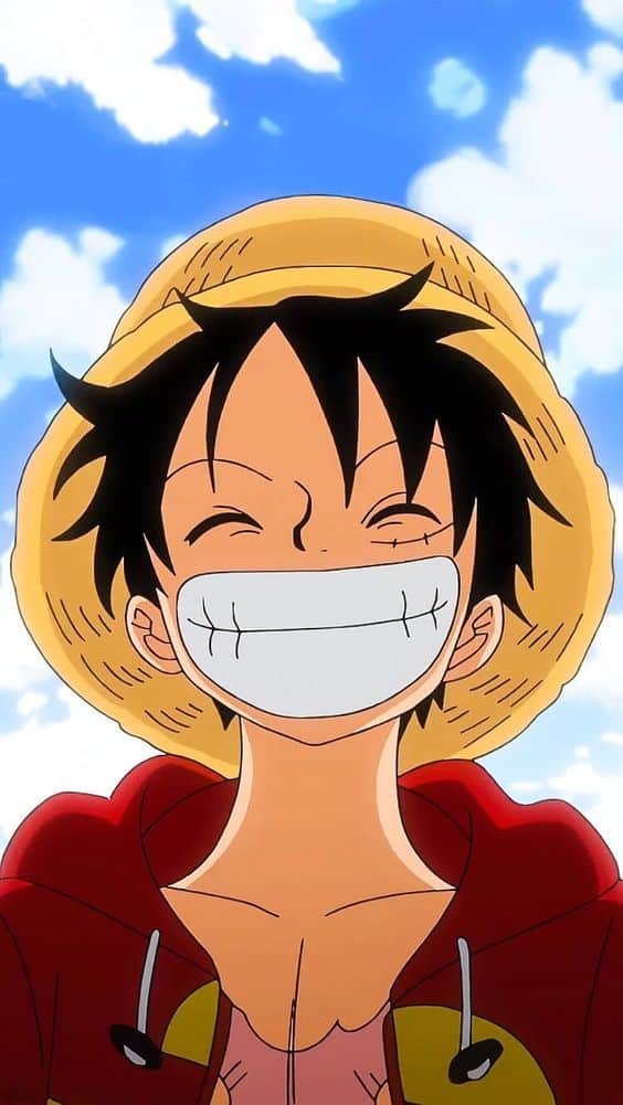 Hình Luffy cười cực cute