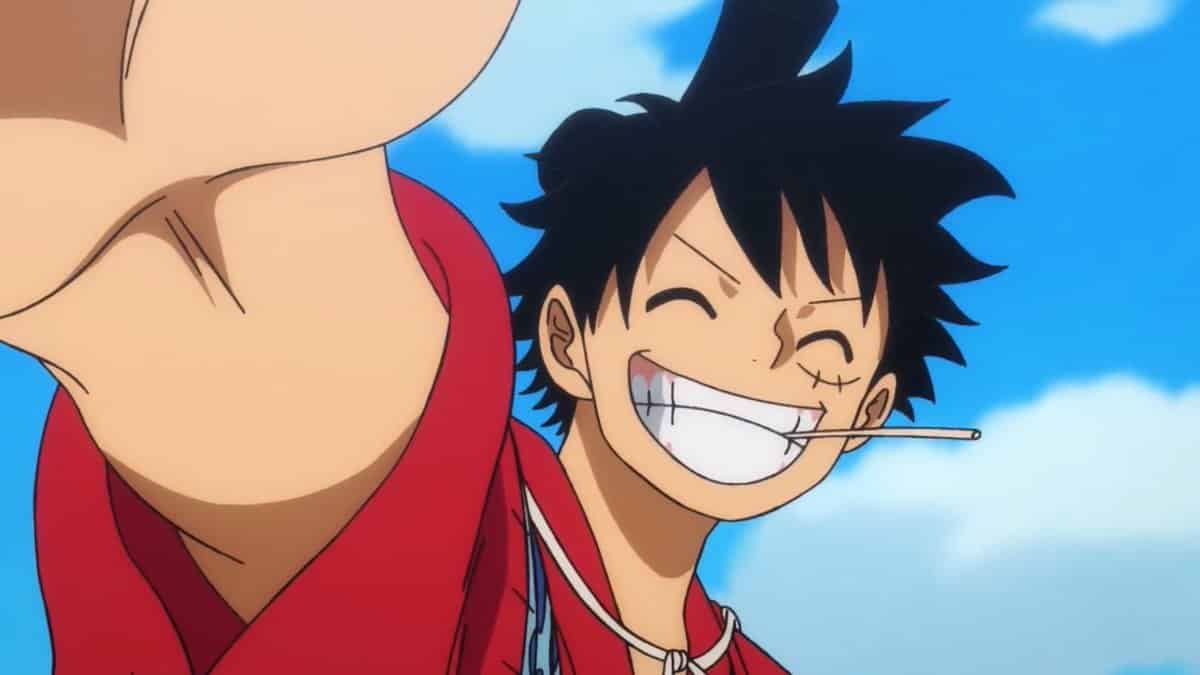 Hình Luffy cười cực dễ thương