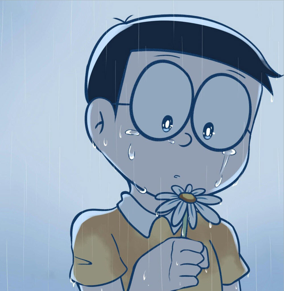 Ảnh cậu nhóc Nobita buồn 3 chiều đẹp nhất nhất