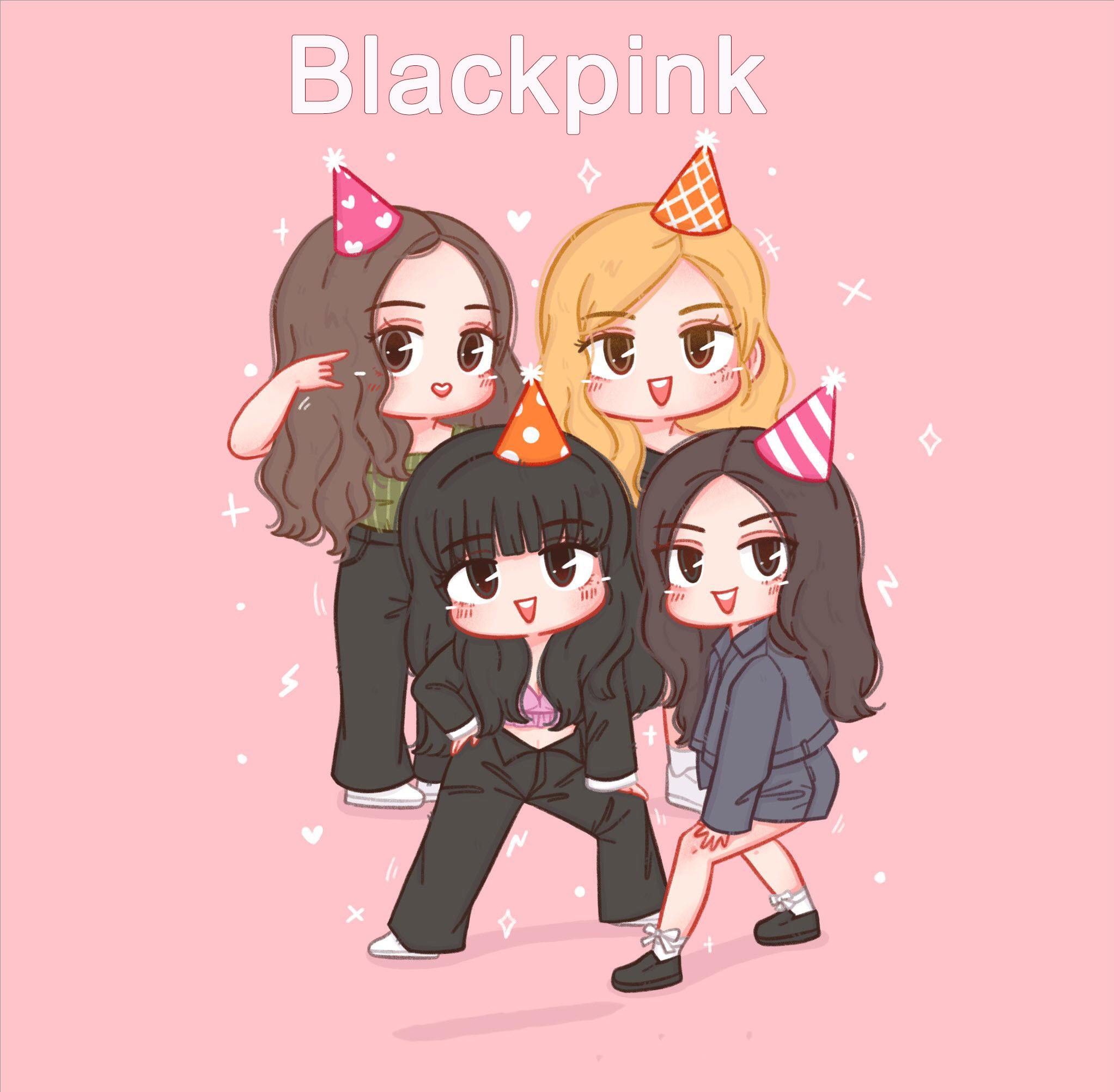 50+ Hình nền BlackPink cute nhất | Blackpink, Lisa rosé, Kpop