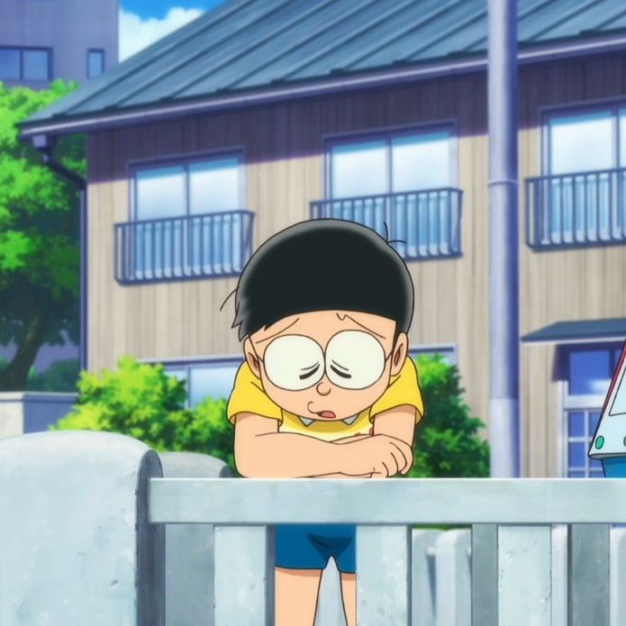 Ảnh Nobita phiên phiên bản anime buồn