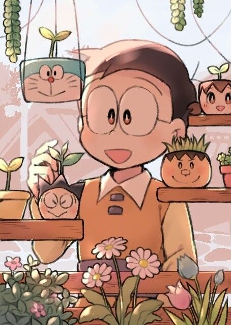 Hình hình họa Nobita rất đẹp nhất