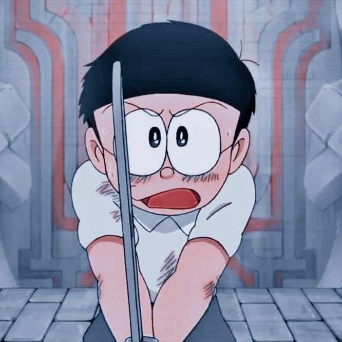 Hình Nobita phiên phiên bản anime ngầu
