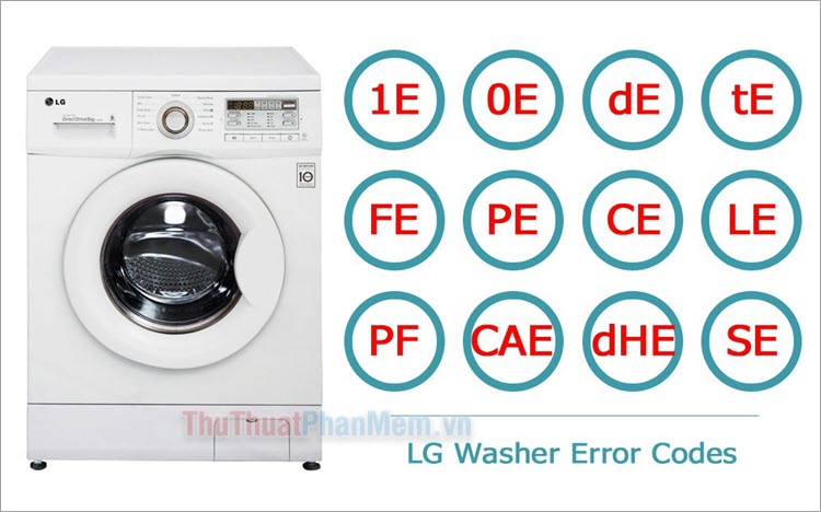 Bảng mã lỗi máy giặt LG và cách xử lý 2023