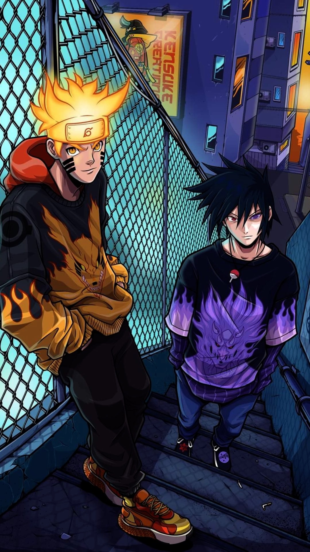 Ảnh nền Naruto và Sasuke siêu đẹp