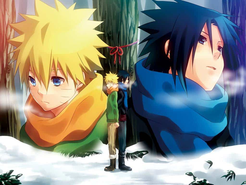 Hình Naruto và Sasuke chất nhất