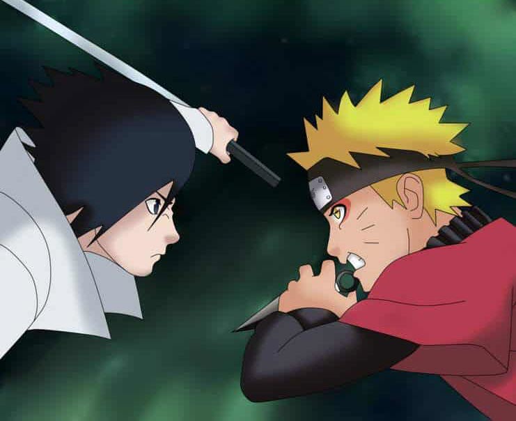 Hình Naruto và Sasuke
