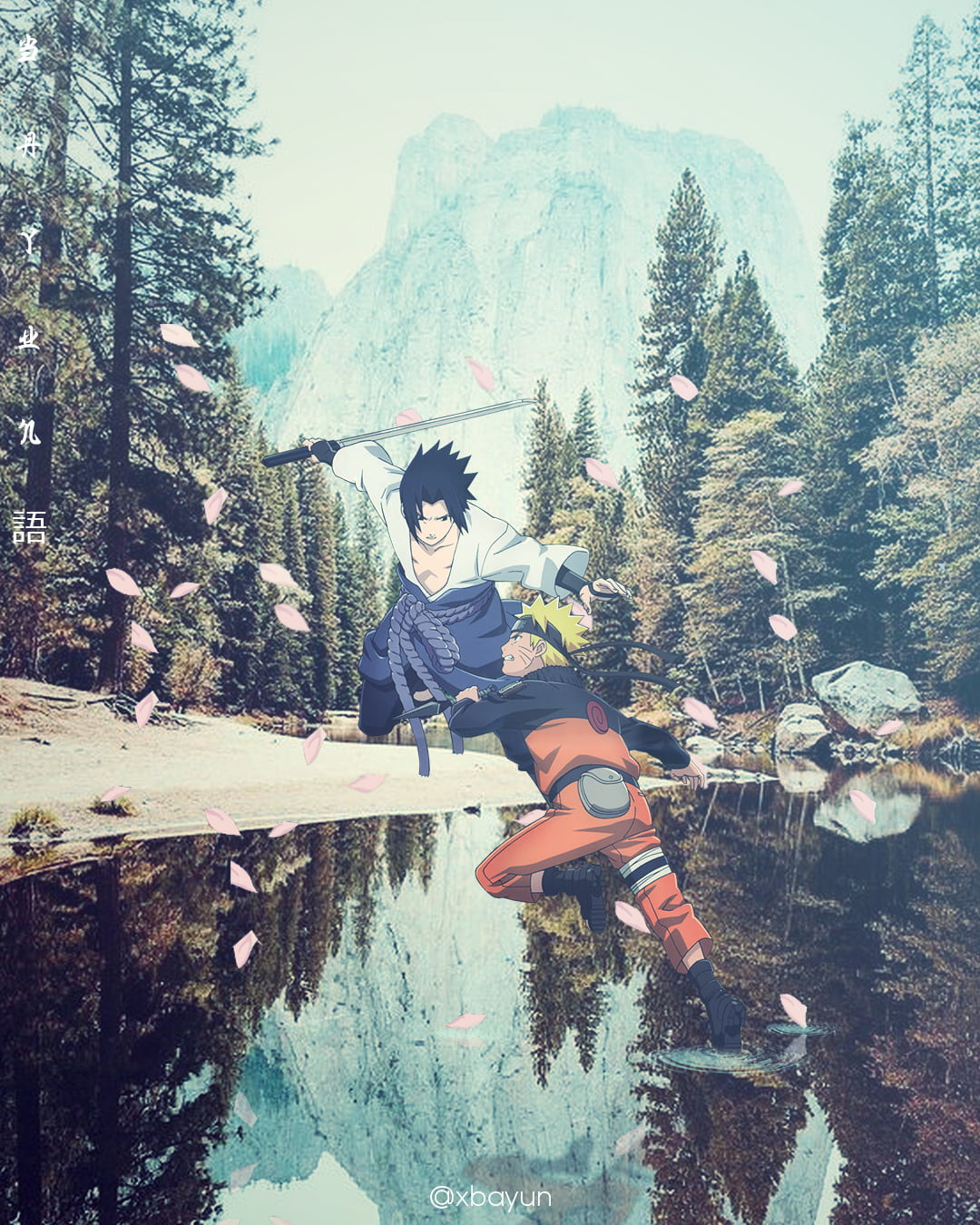 Hình nền Naruto và Sasuke đẹp cho điện thoại