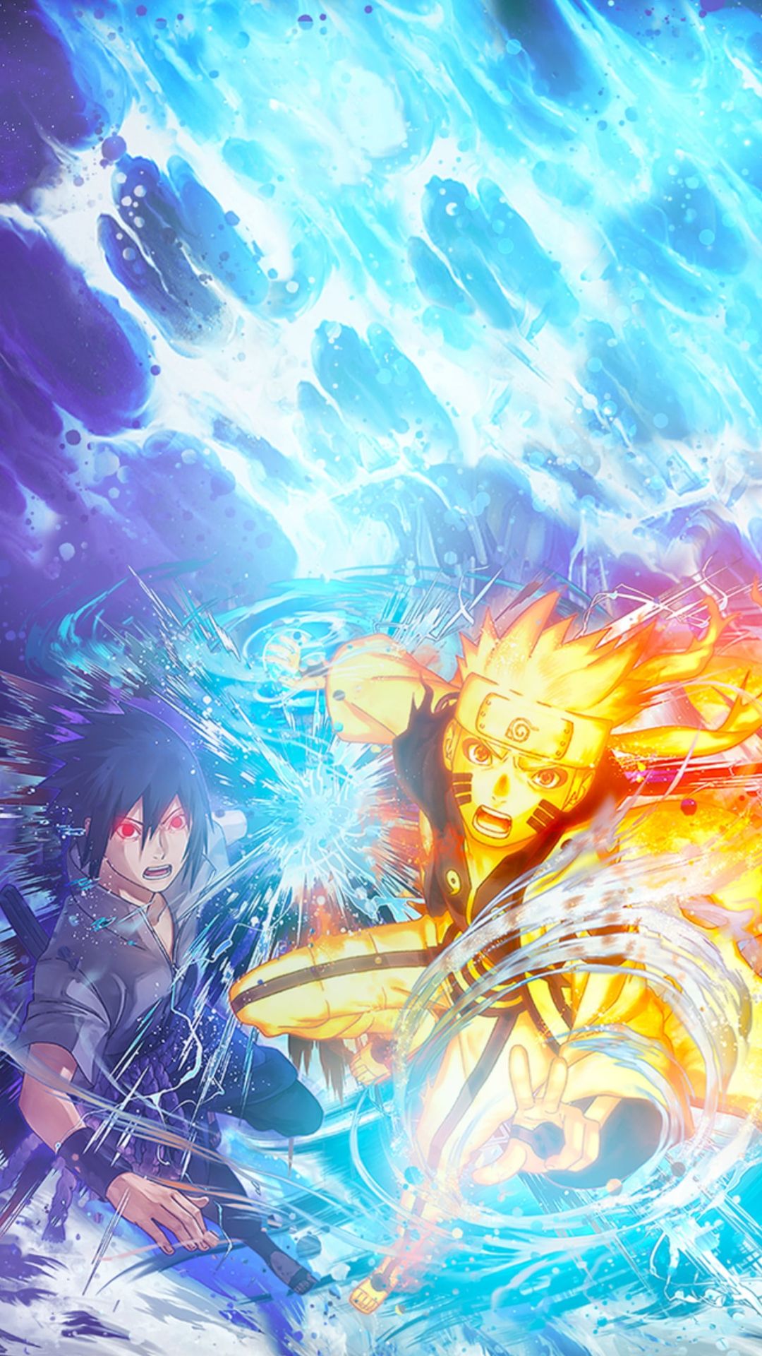 Hình nền Naruto và Sasuke tuyệt đẹp