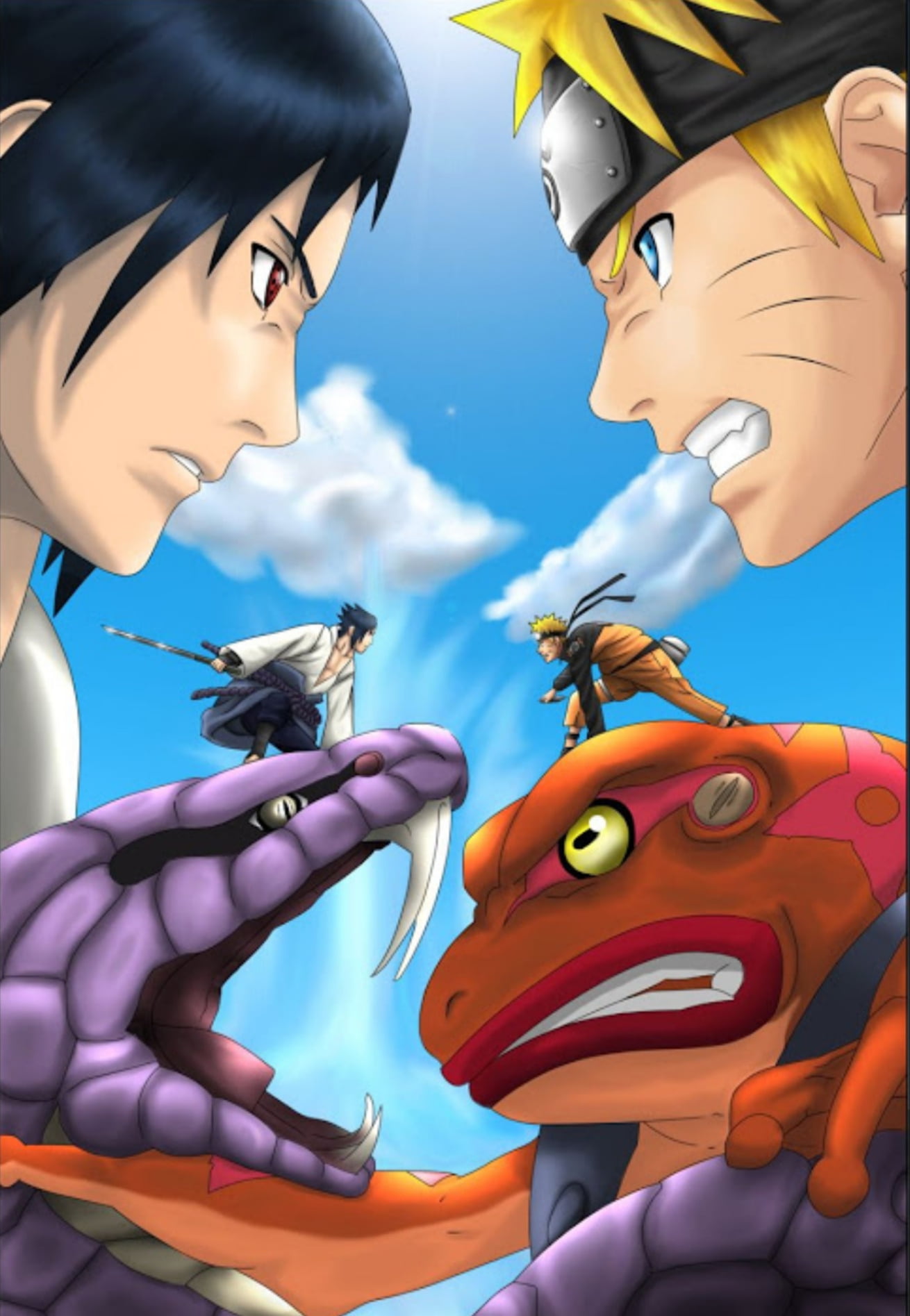 Wallpaper Naruto và Sasuke siêu đẹp