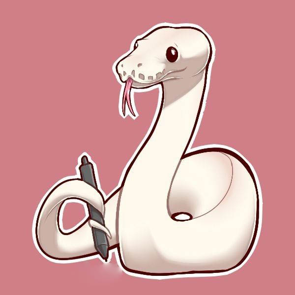 Hình ảnh rắn chibi cực đẹp, độc đáo