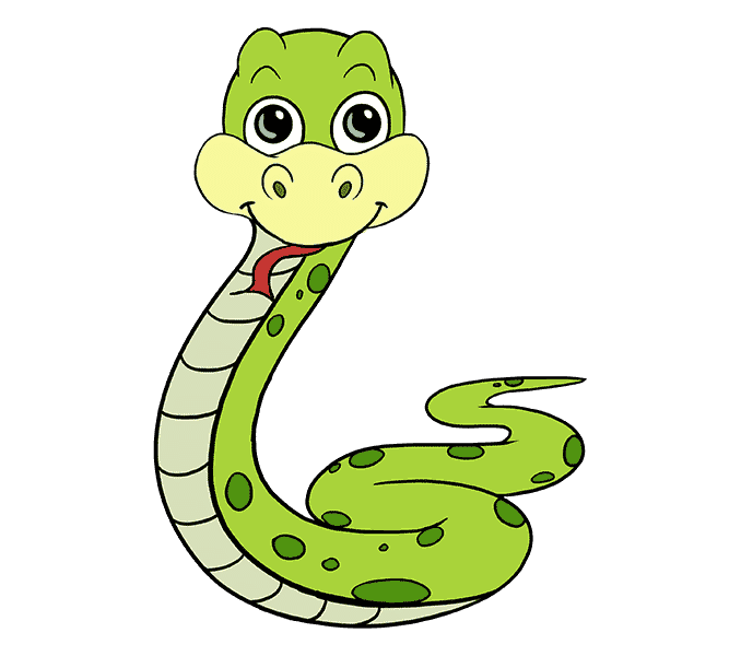 Hình ảnh rắn chibi cute