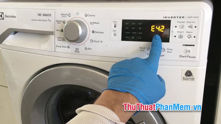 Bảng mã lỗi máy giặt Electrolux