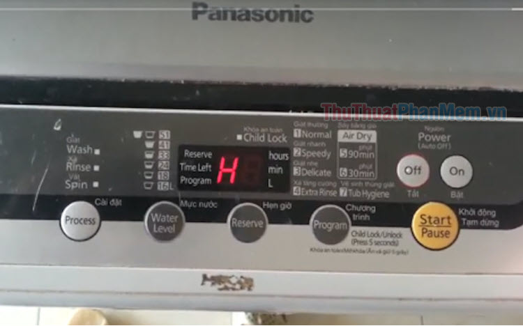 Bảng mã lỗi máy giặt Panasonic và cách xử lý 2023