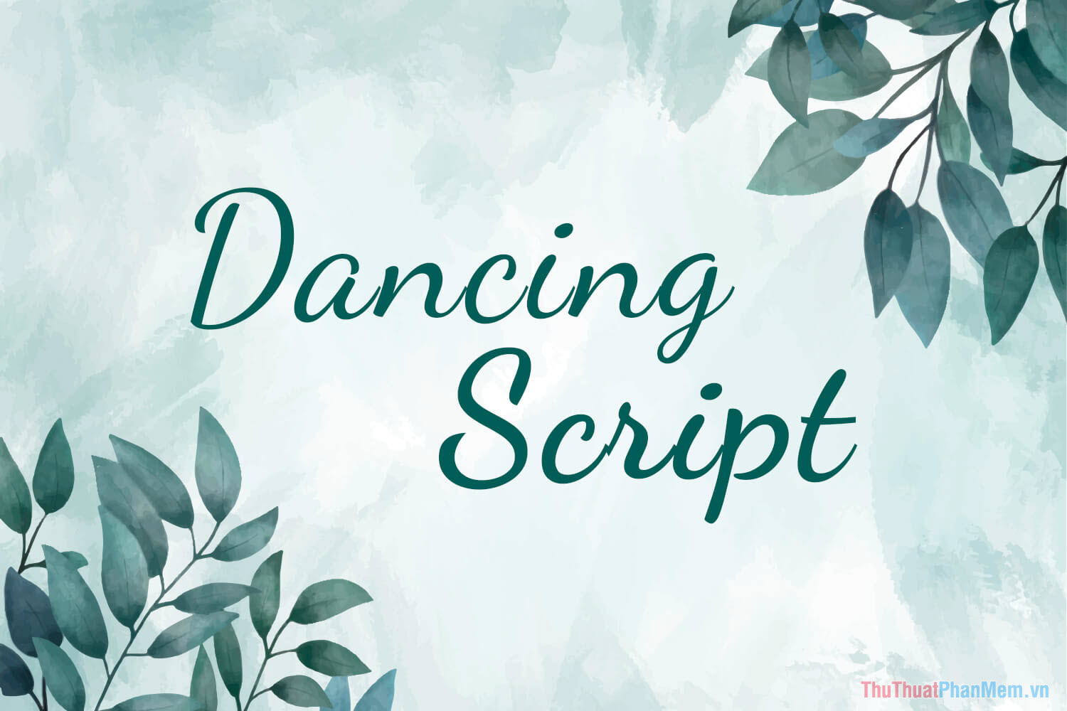 Dancing Script – Font chữ tiêu đề cho các Website thời trang, làm đẹp