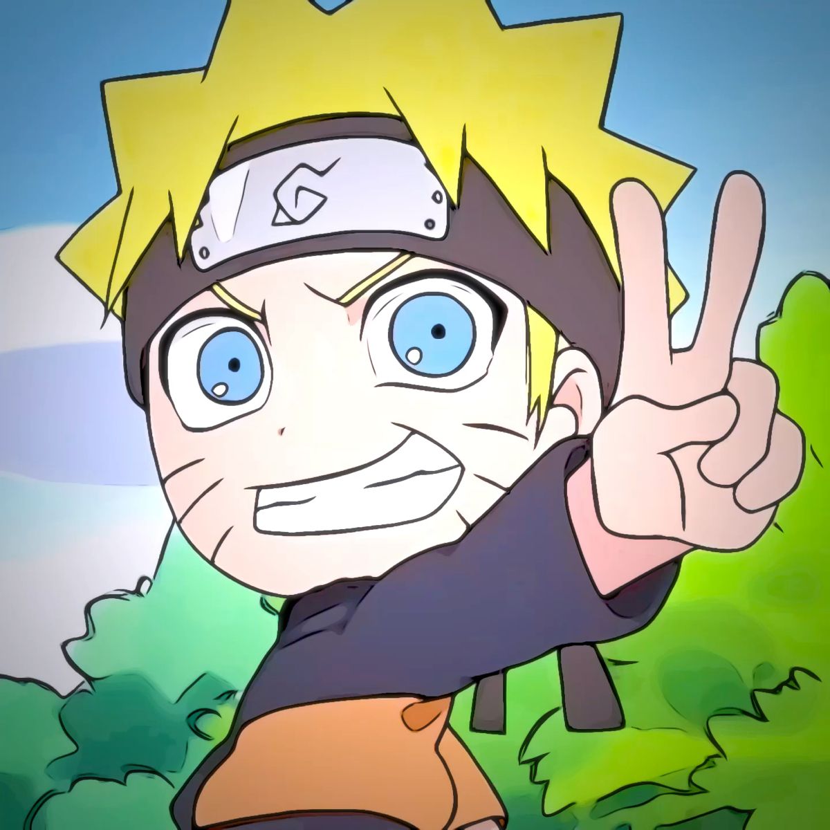 Ảnh Naruto lúc nhỏ độc đáo