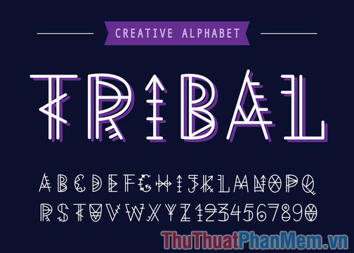 Font Tribal – Font chữ xăm sáng tạo