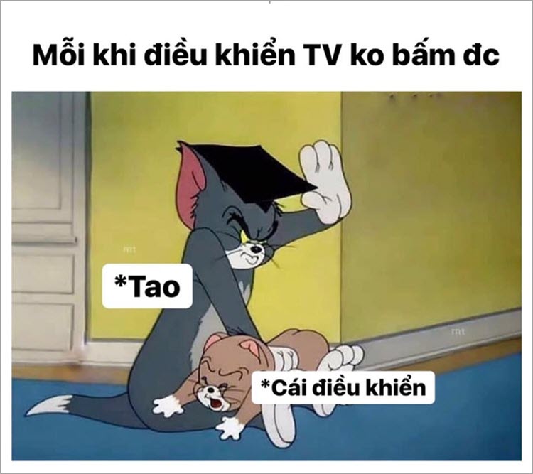 Hình chế meme Tom and Jerry hài hước