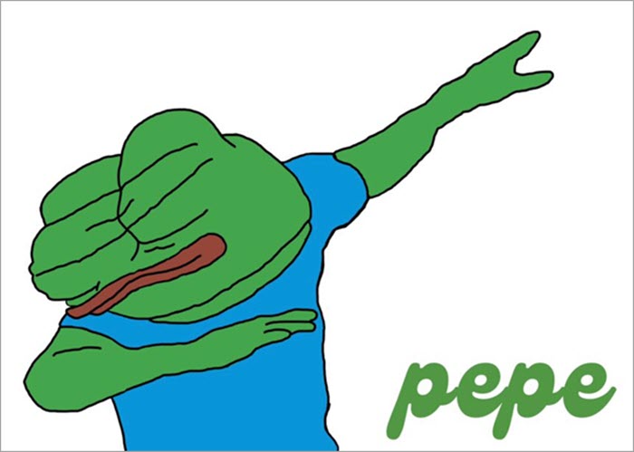 Hình meme ếch xanh