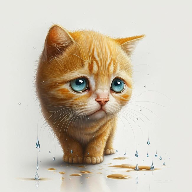Hình meme mèo buồn