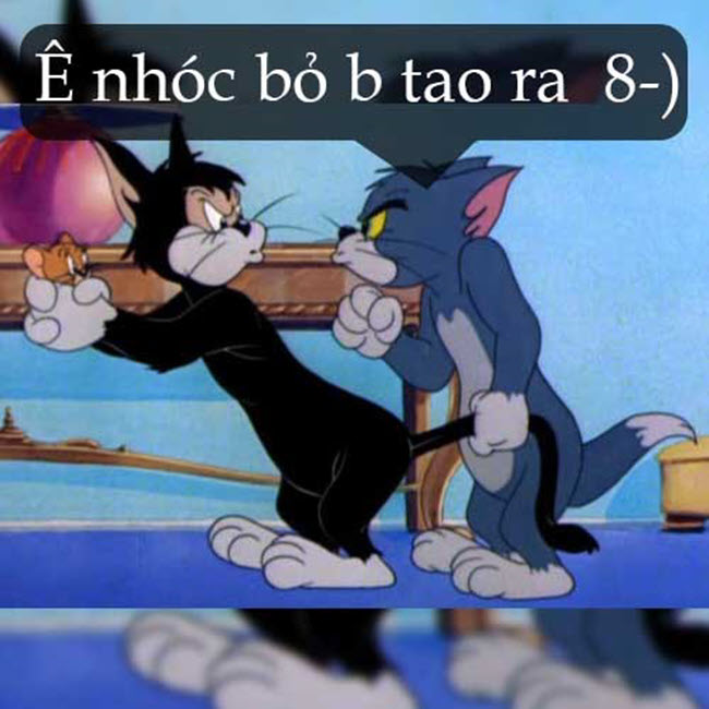 Hình meme Tom and Jerry bá đạo nhất