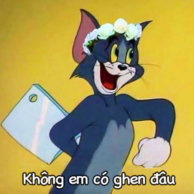 Hình meme Tom and Jerry hài hước