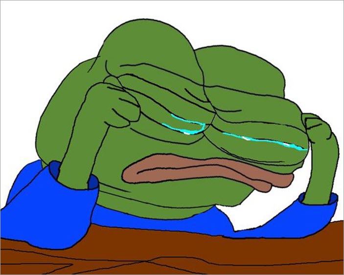 Meme ếch xanh buồn