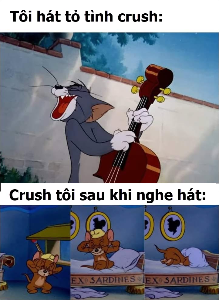 Meme Tom and Jerry hài hước
