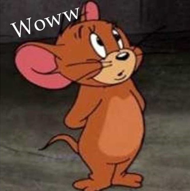 Meme Tom and Jerry ngạc nhiên
