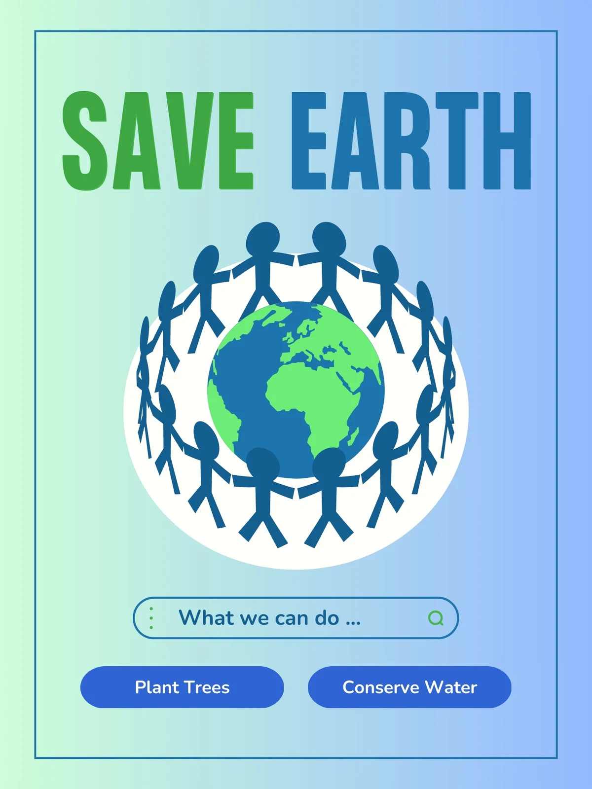 Mẫu Poster bảo vệ môi trường ý nghĩa