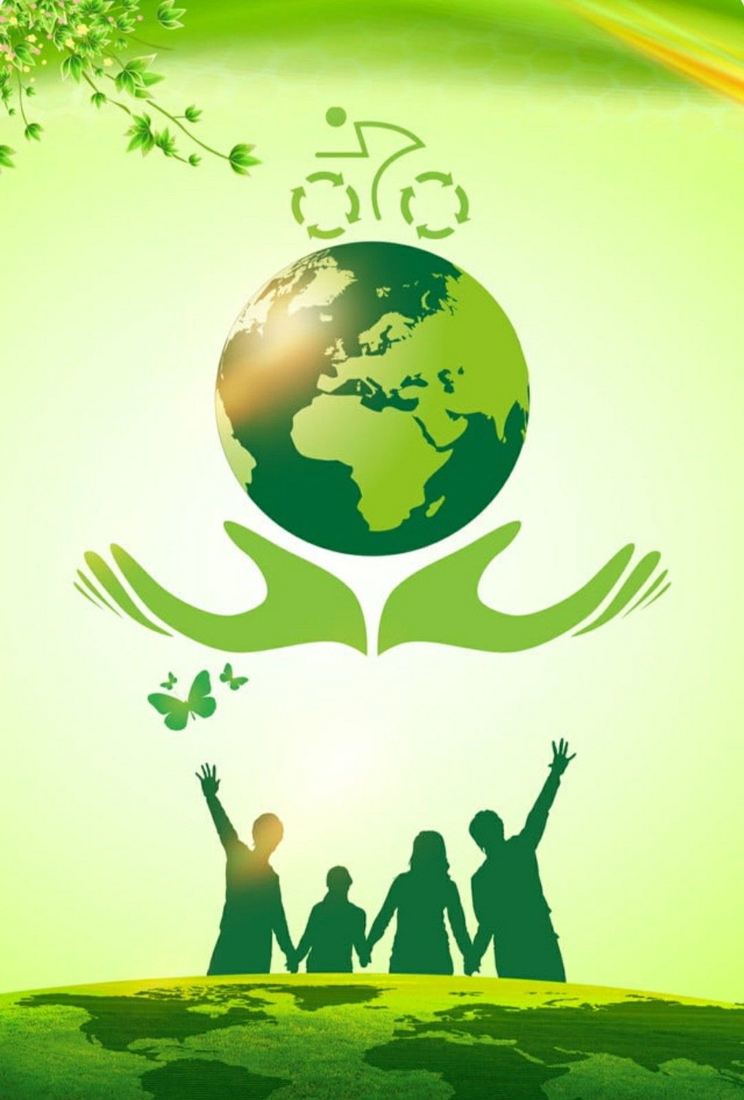 Poster bảo vệ môi trường xanh sạch