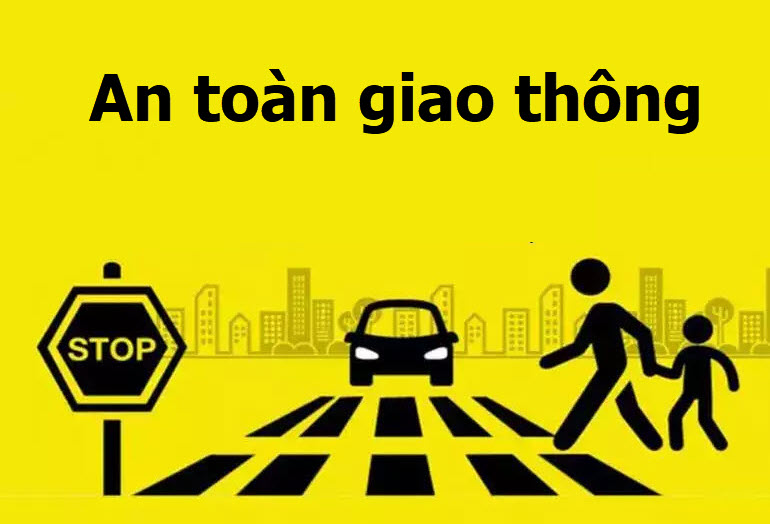 Poster an toàn giao thông đơn giản ý nghĩa