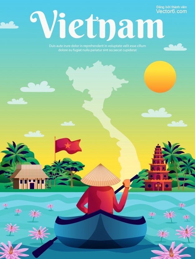 Mẫu Poster đẹp về du lịch Việt Nam