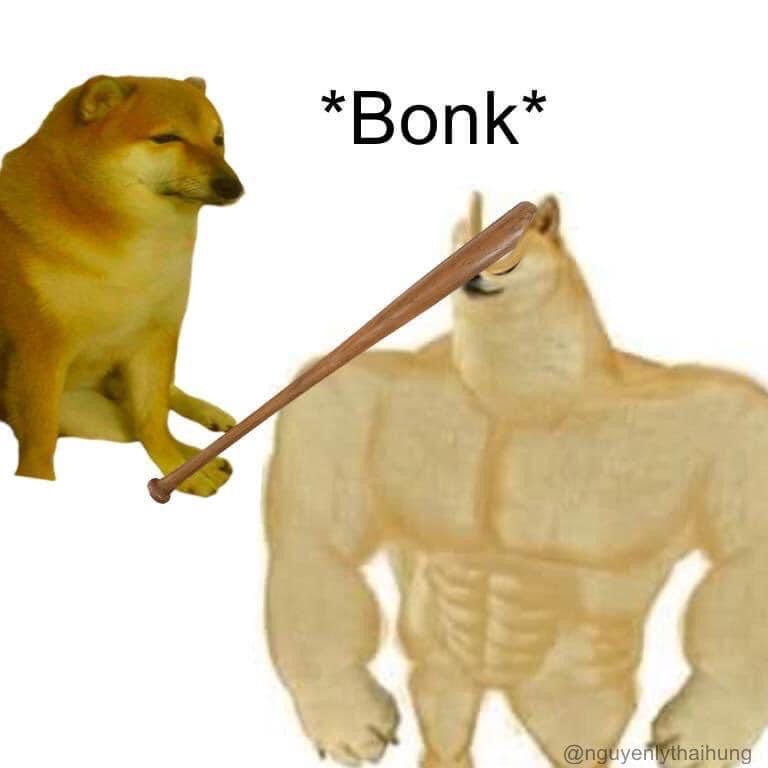 Meme Bonk vui nhộn đẹp