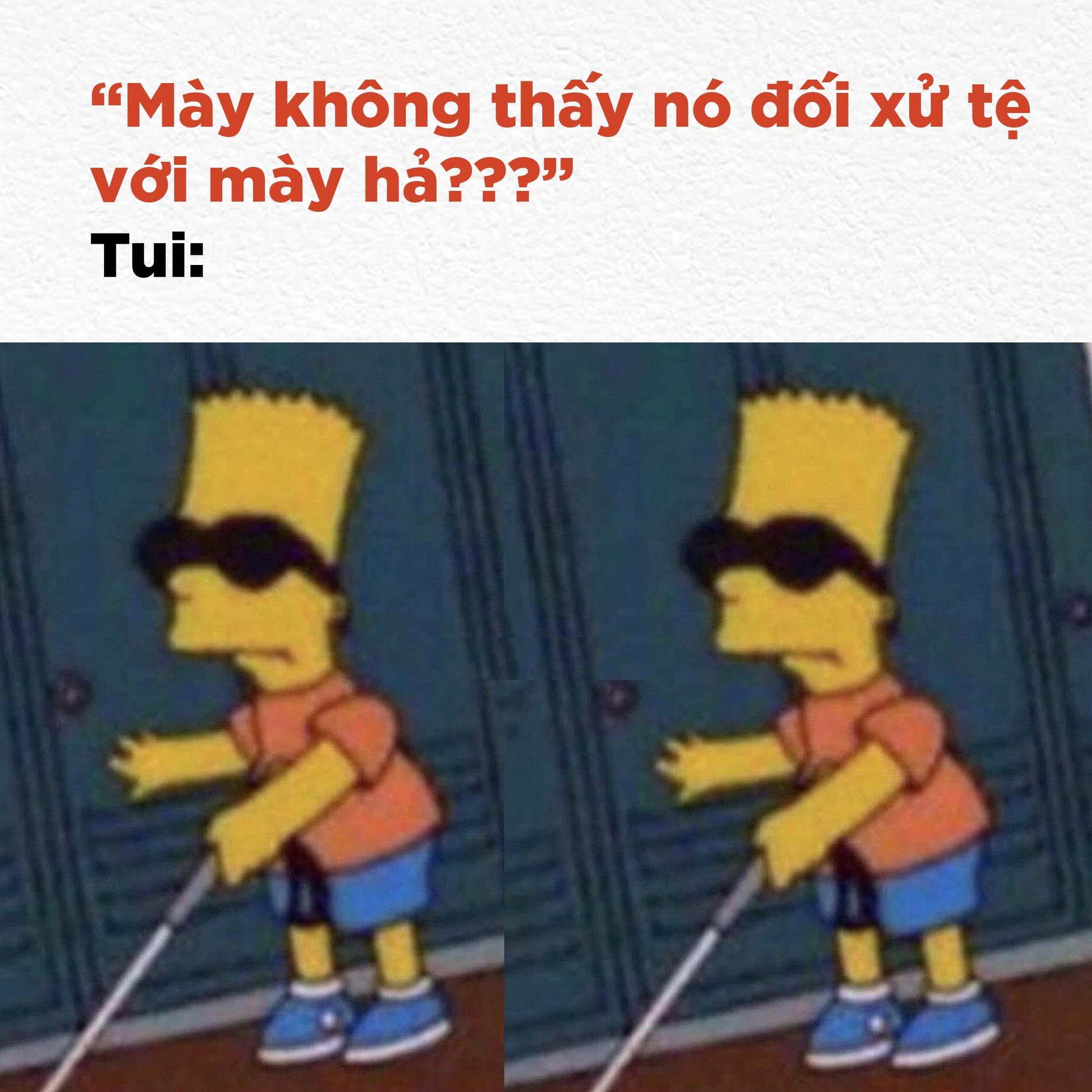 Meme Simpson mù