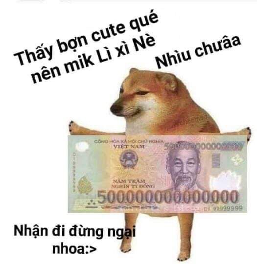 Meme tiền độc đáo nhất