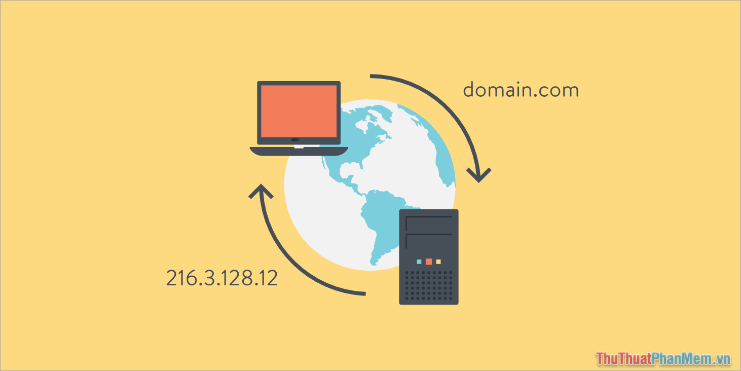 DNS giúp người dùng ghi nhớ thay tên vì một dãy số phức tạp khi muốn truy cập vào một địa chỉ Websit