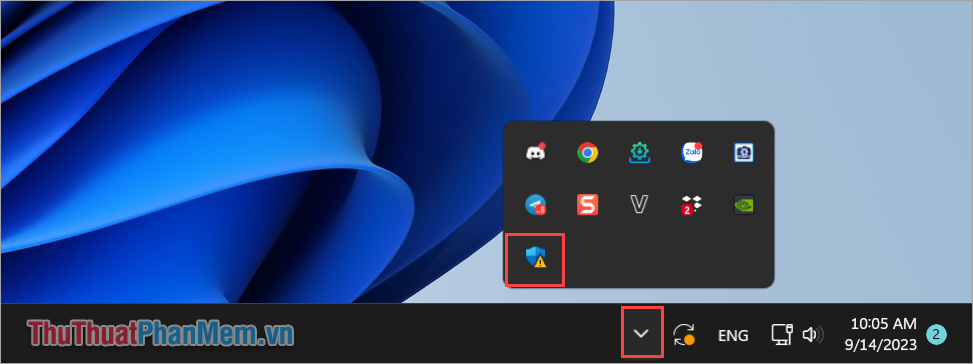 Chọn Windows Defender để kiểm tra trình diệt Virus trên máy tính