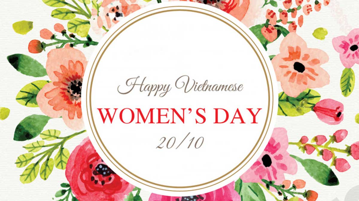 Thiệp chúc mừng ngày 20-10 đẹp nhất dành cho phụ nữ