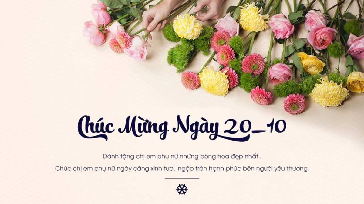 Thiệp chúc mừng ngày Phụ Nữ Việt Nam