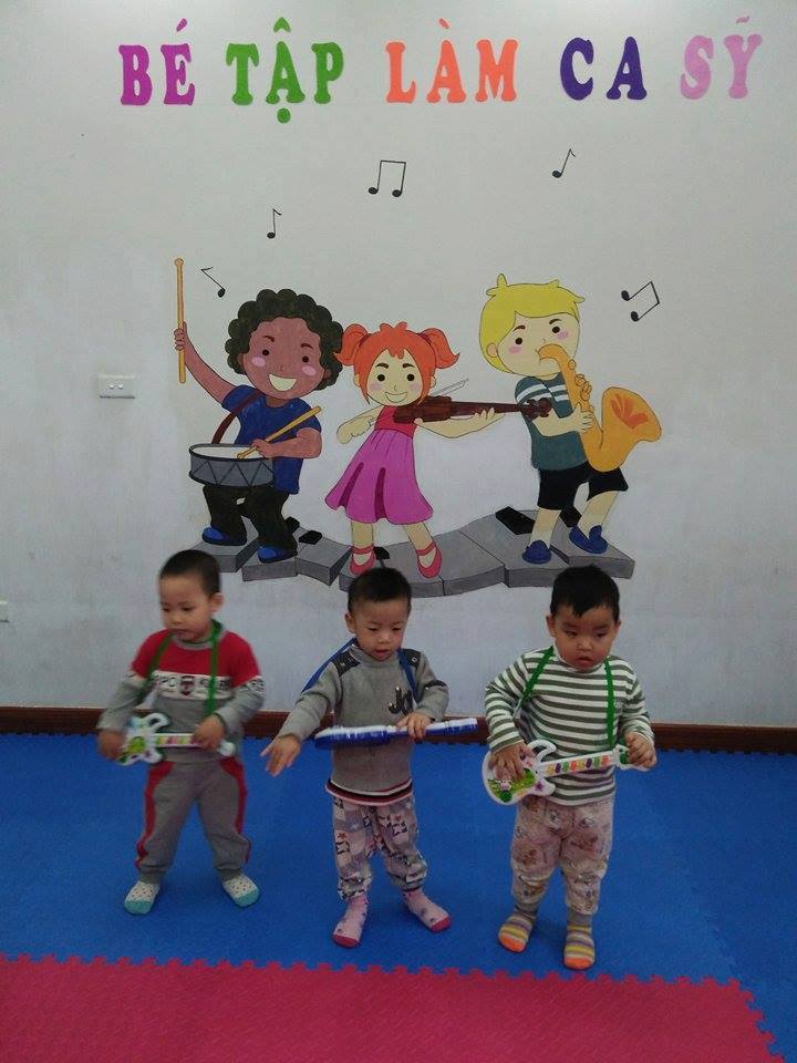 Sân khấu âm nhạc cho các em học sinh