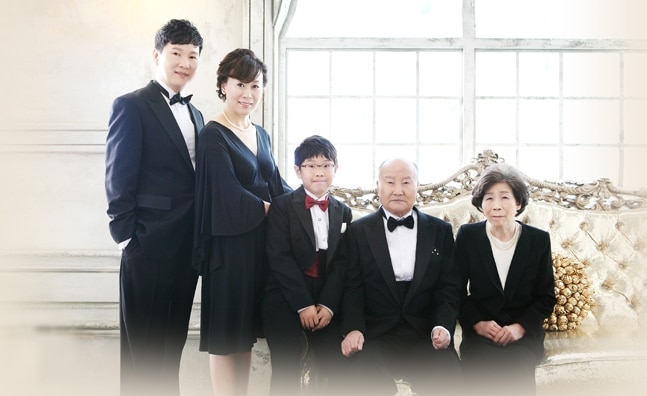 Kiểu tạo dáng chụp ảnh gia đình Hàn
