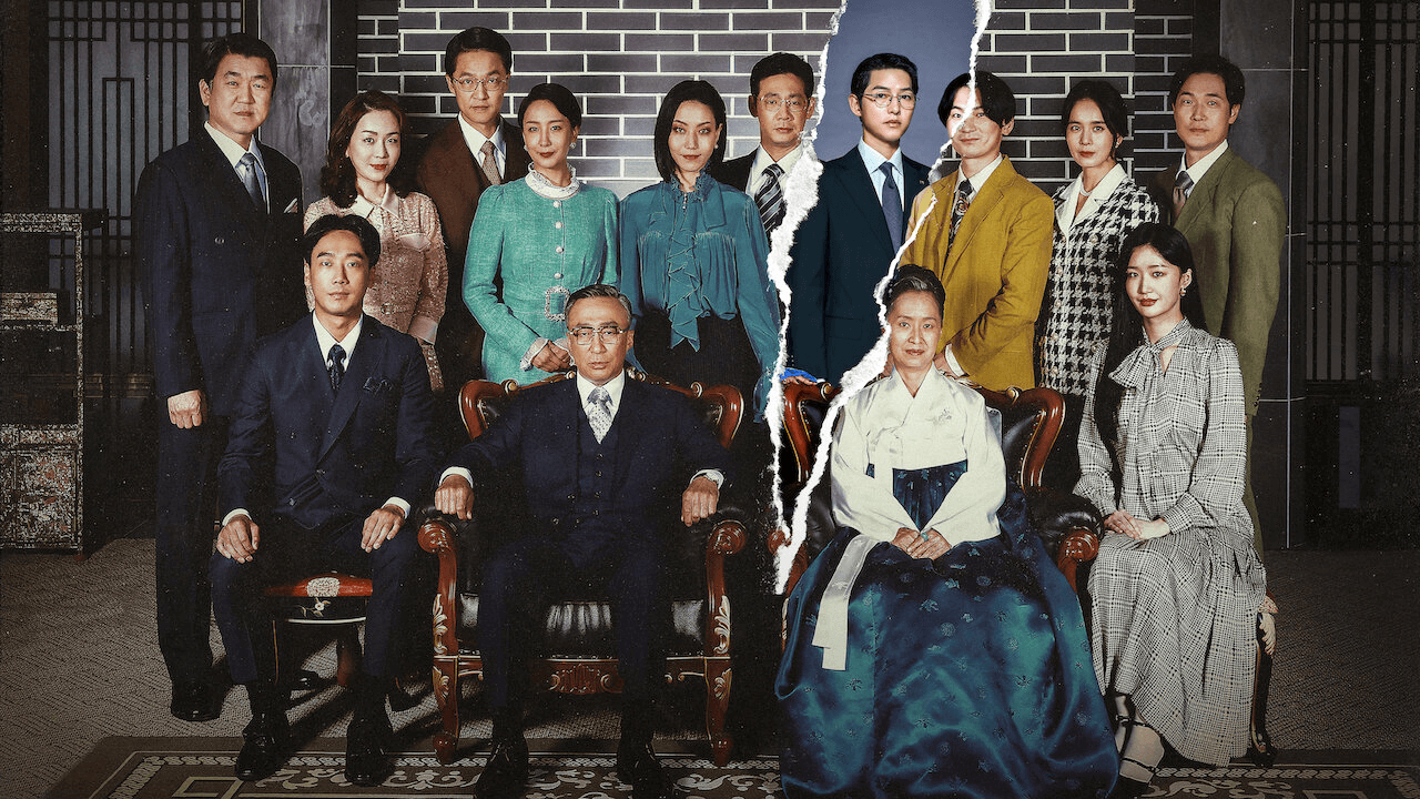 Mẫu chụp ảnh đại gia đình kiểu Hàn