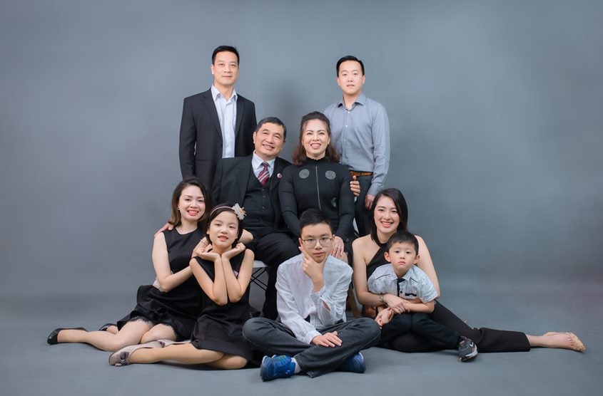 Mẫu chụp ảnh gia đình Hàn Quốc đẹp nhất cho thế hệ trẻ