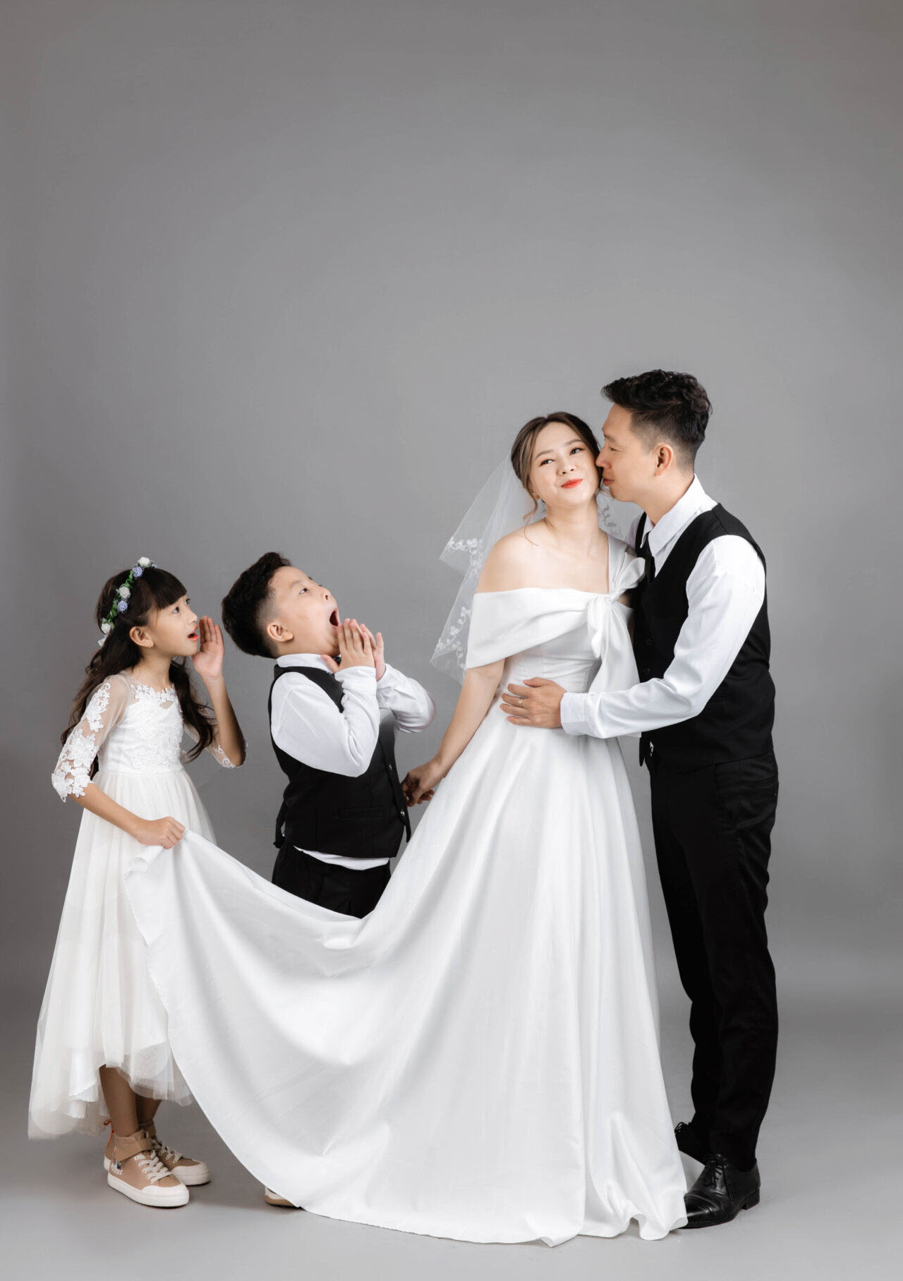 Mẫu chụp ảnh gia đình Hàn Quốc