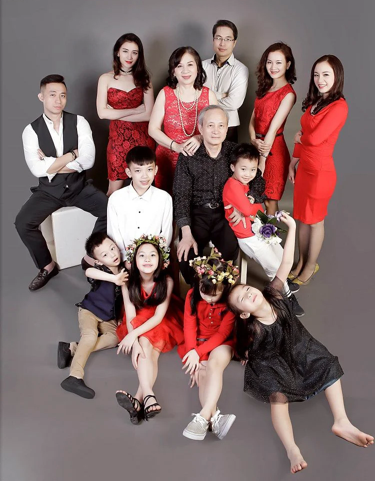 Mẫu chụp ảnh gia đình kiểu Hàn Quốc đẹp nhất