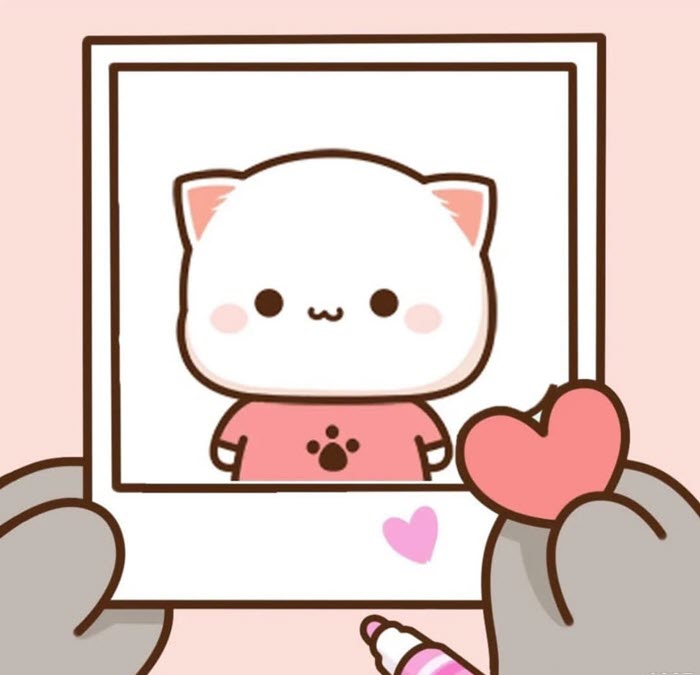 Hình ảnh avatar đôi mèo cực đáng yêu cute 2