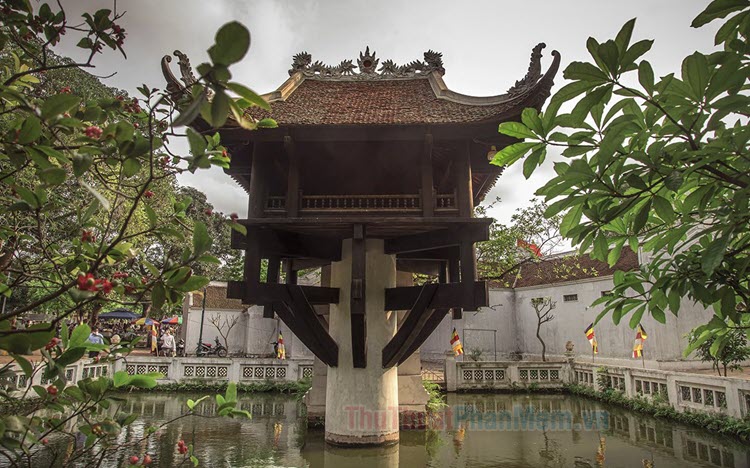 Ảnh chùa Một Cột - Biểu tượng văn hóa ngàn năm giữa thủ đô
